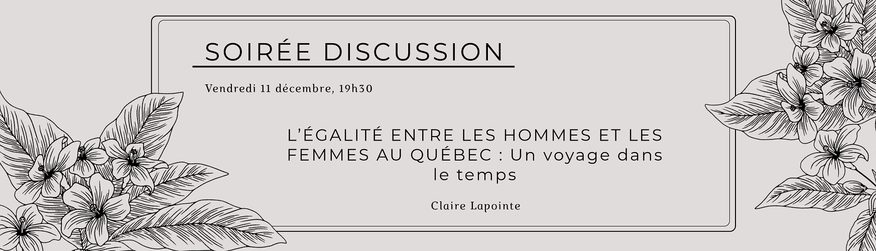 L’égalité entre les hommes et les femmes au Québec : Un voyage dans le temps